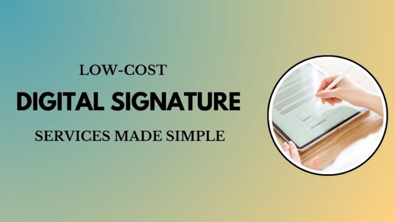 Low-Cost Digital Signature Services Made Simple