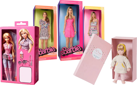 Custom Barbie Doll Boxes Wholesale