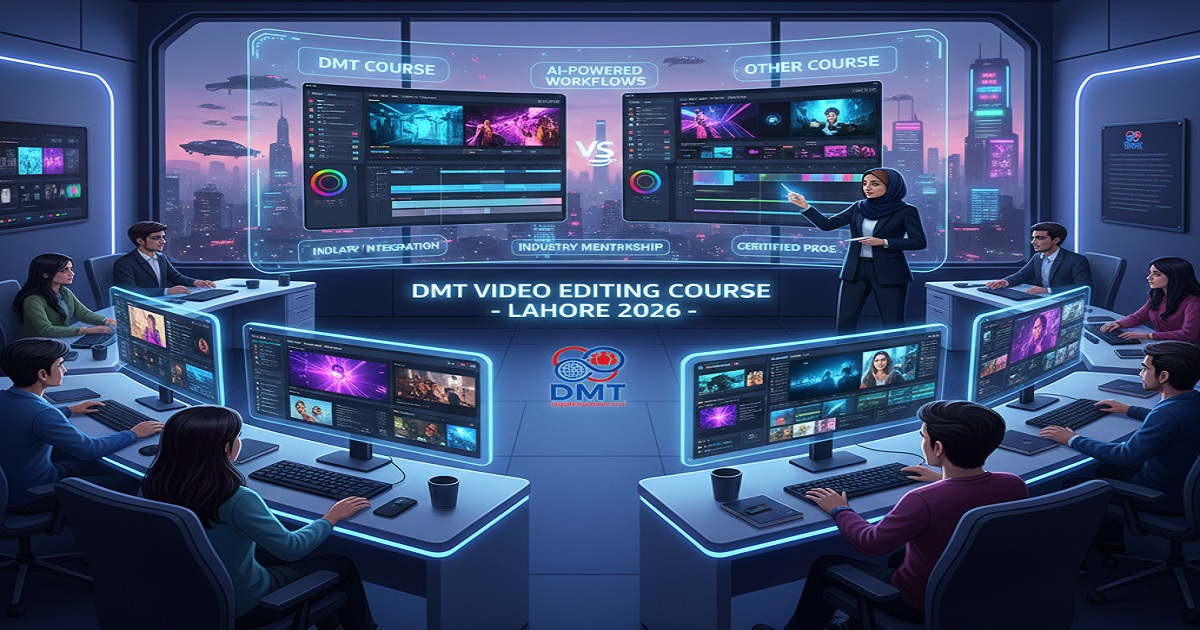 video editing course in Lahore