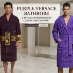 Purple Versace Bathrobe