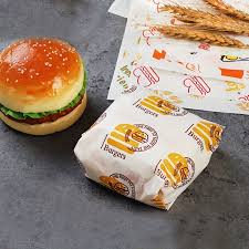 Custom Hamburger Wrapping Paper