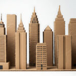 Custom Cardboard Cityscape