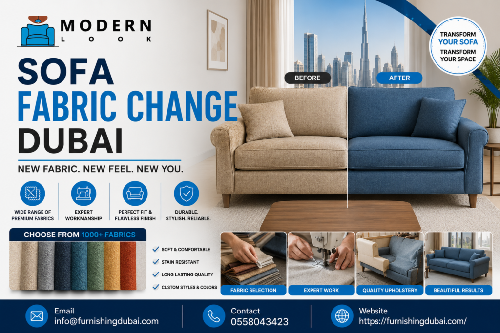 Sofa Fabric Change Dubai