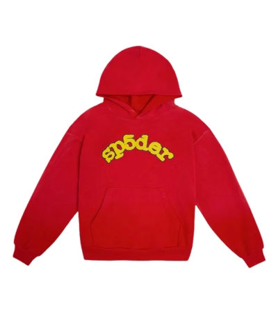 Sp5der OG Logo Red Hoodie
