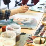 Hand-painted art commissions online