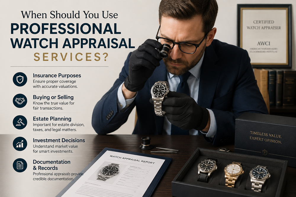When Should You Use Professional Watch Appraisal Services