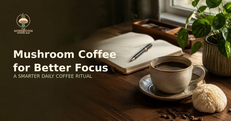 Mushroom Coffee for Focus: A Smarter Daily Coffee Ritual