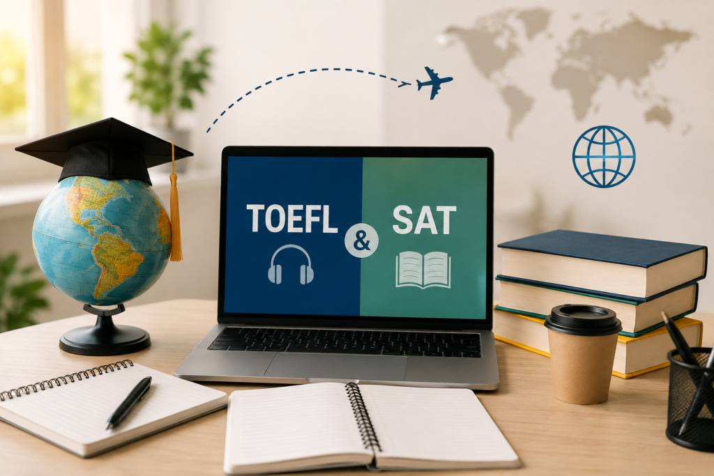 Prepare for TOEFL and SAT