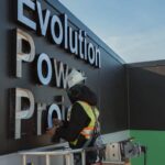 professional outdoor sign installation