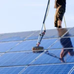 Professional solar panel cleaning