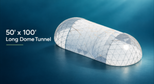 large dome greenhouse tunnel