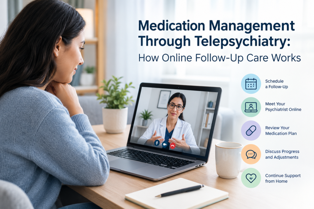 Medication Management Through Telepsychiatry: How Follow-Up Care Works